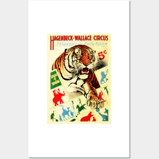 HAGENBECK WALLACE CIRCUS America Season of 1933 Vintage Advertisement Posters and Art